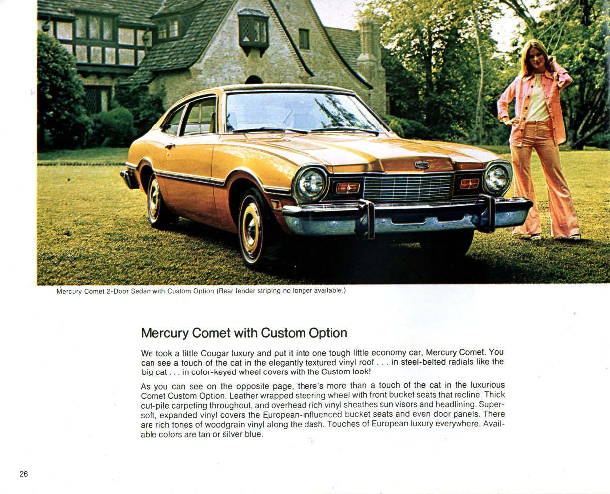 1974 Mercury Lincoln Brochure Page 12